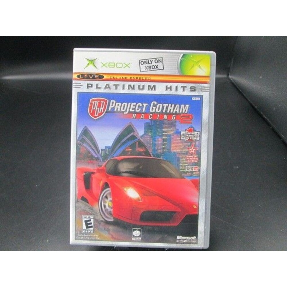 Project Gotham Racing 2 Xbox Platinum Hits Complete CIB